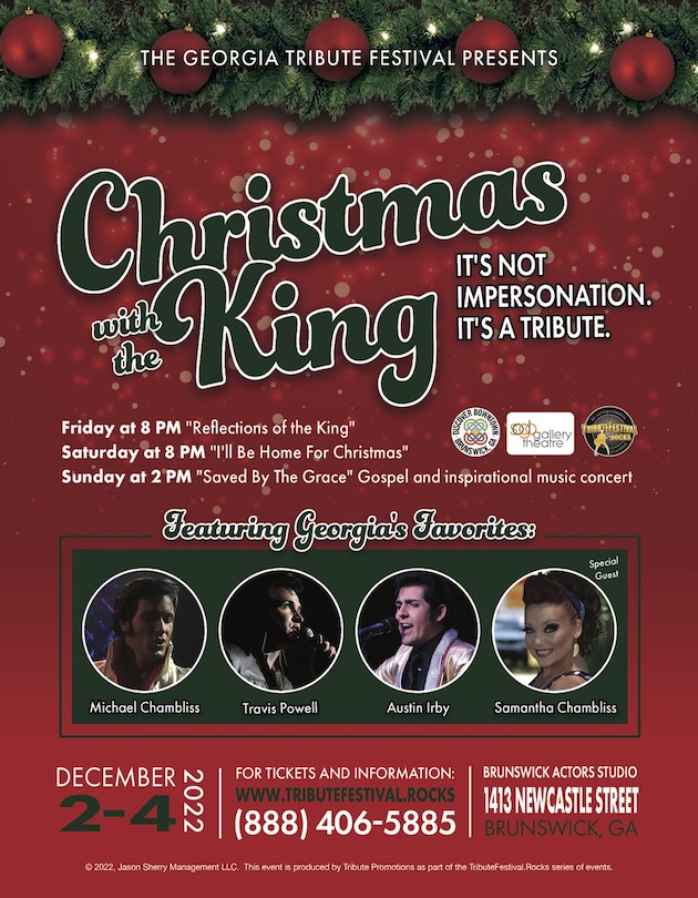 Georgia Christmas Events 2022 Ticket Sales - 2022 Christmas With The King In Georgia At Brunswick Actors  Theatre On Friday, December 2, 2022