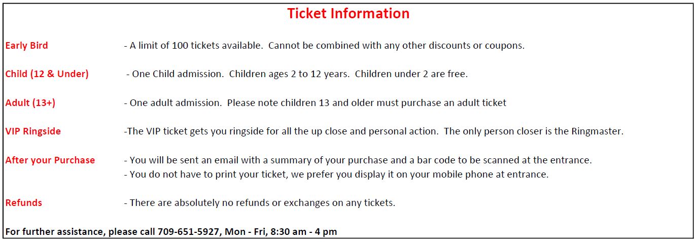 Ticket Information & Purchase