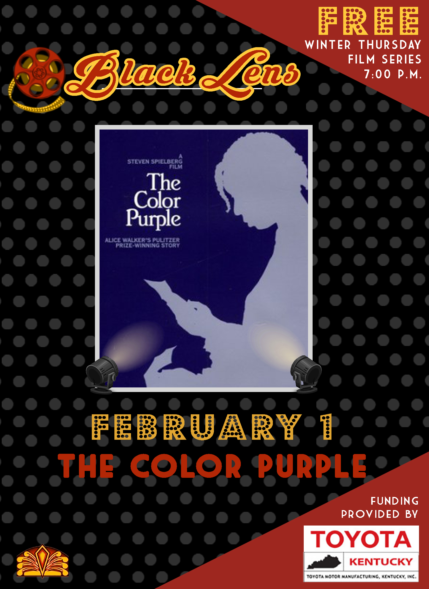 black lens- the color purple