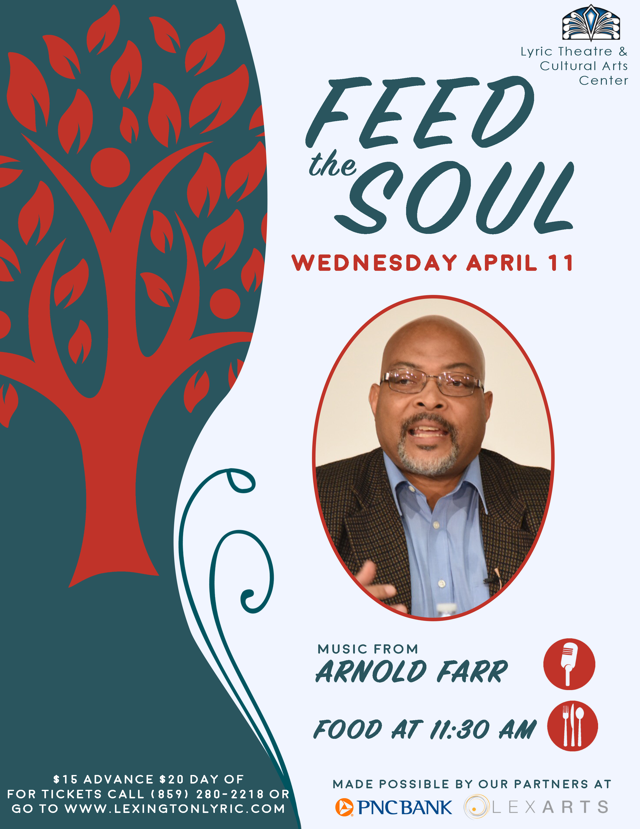 feed the soul arnold farr community flyer