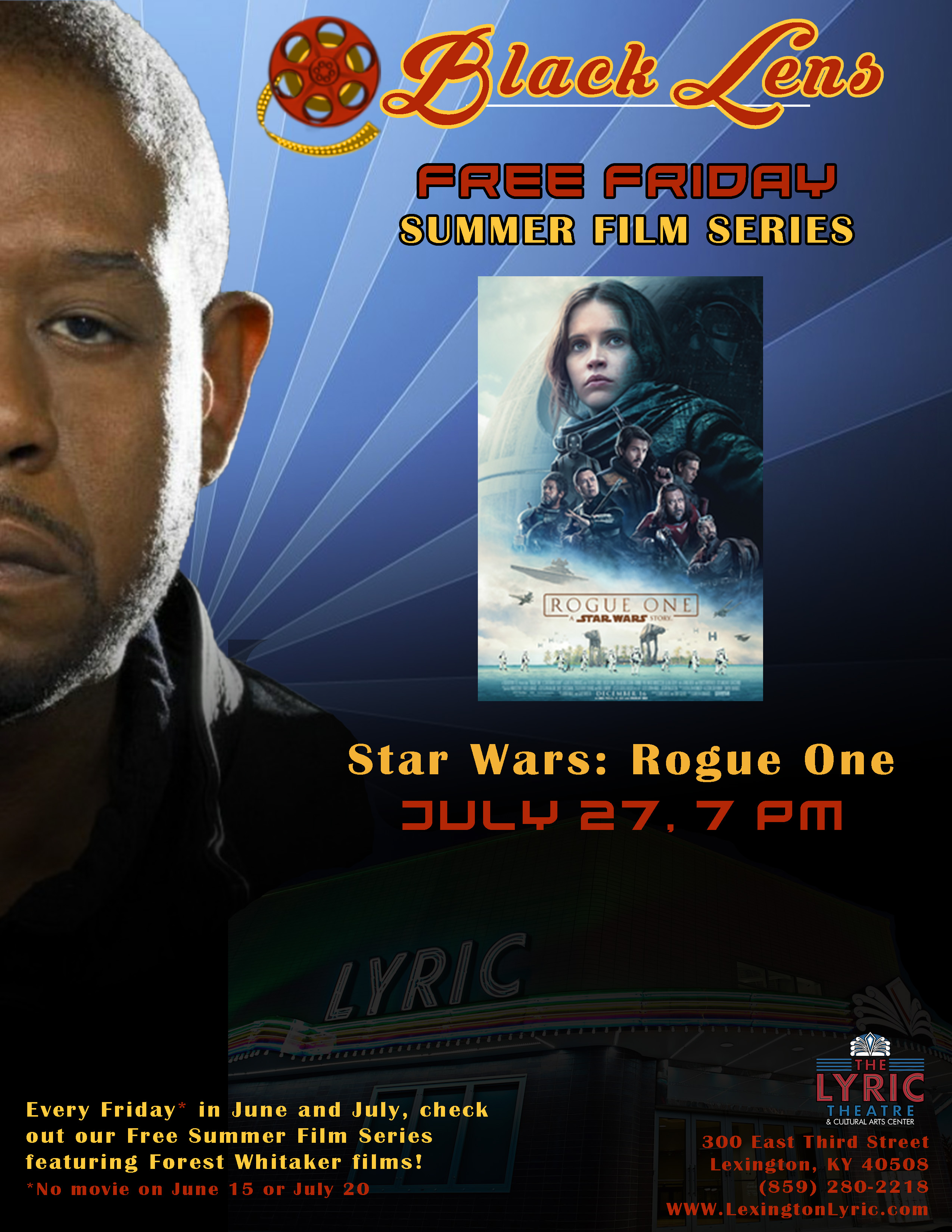 Ticket Sales - Star Wars: Rogue One at Lyric Theatre & Cultural Arts ...